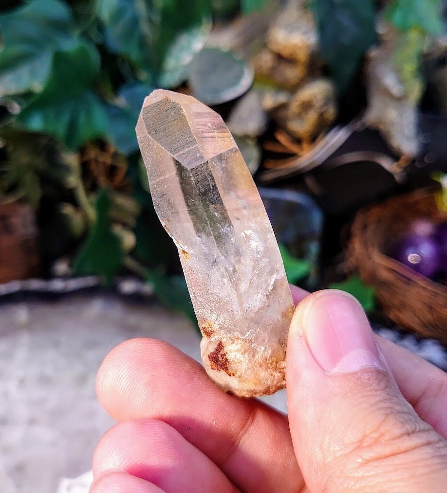 3 1/2" Congo Lemurian Quartz Point from DRC for Crystal Healing / 49.81g / Meditation / Collection / Rare Find