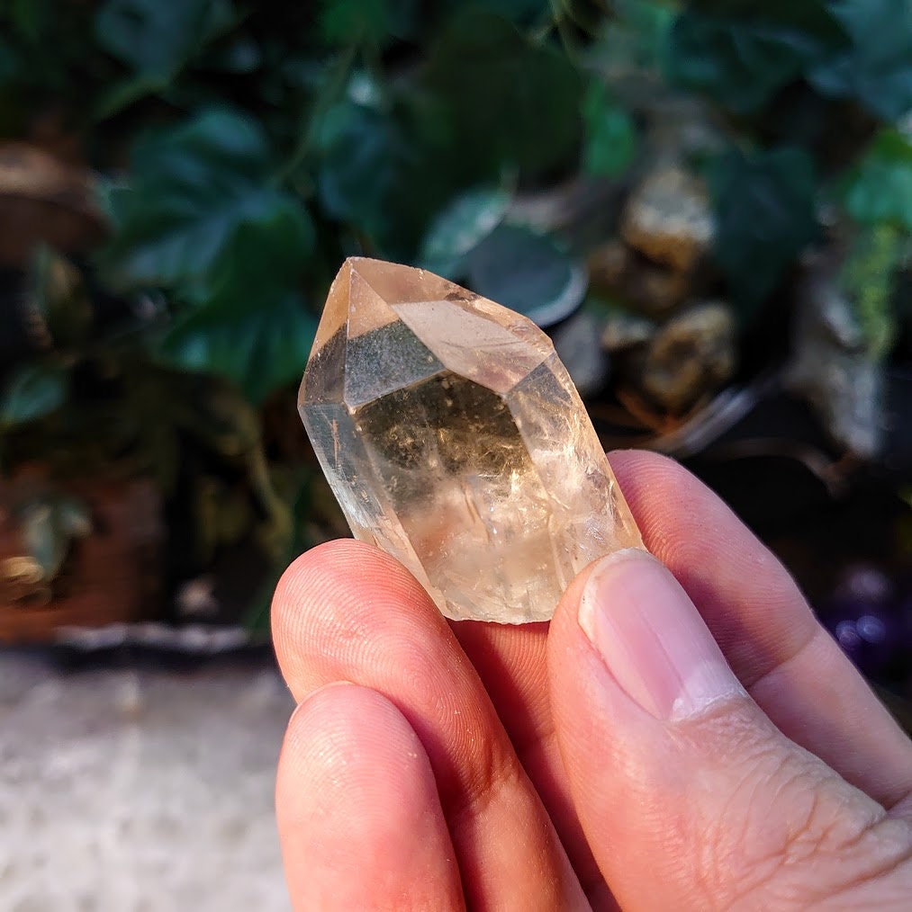 Natural Kundalini Congo Citrine Point for Altar and Home Decor / 27.76g / Energy Work / Crystal Healing / Reiki