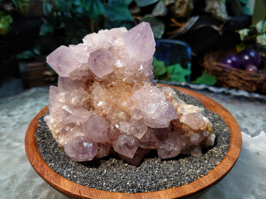 Spirit Quartz Cluster from South Africa / 326g / Cactus Quartz / Spirit Amethyst for Crystal Healing / Meditation/ Reiki / Gifting