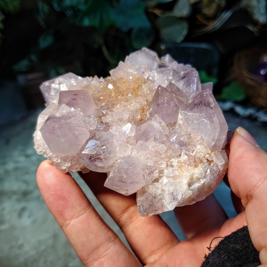 Spirit Quartz Cluster from South Africa / 326g / Cactus Quartz / Spirit Amethyst for Crystal Healing / Meditation/ Reiki / Gifting