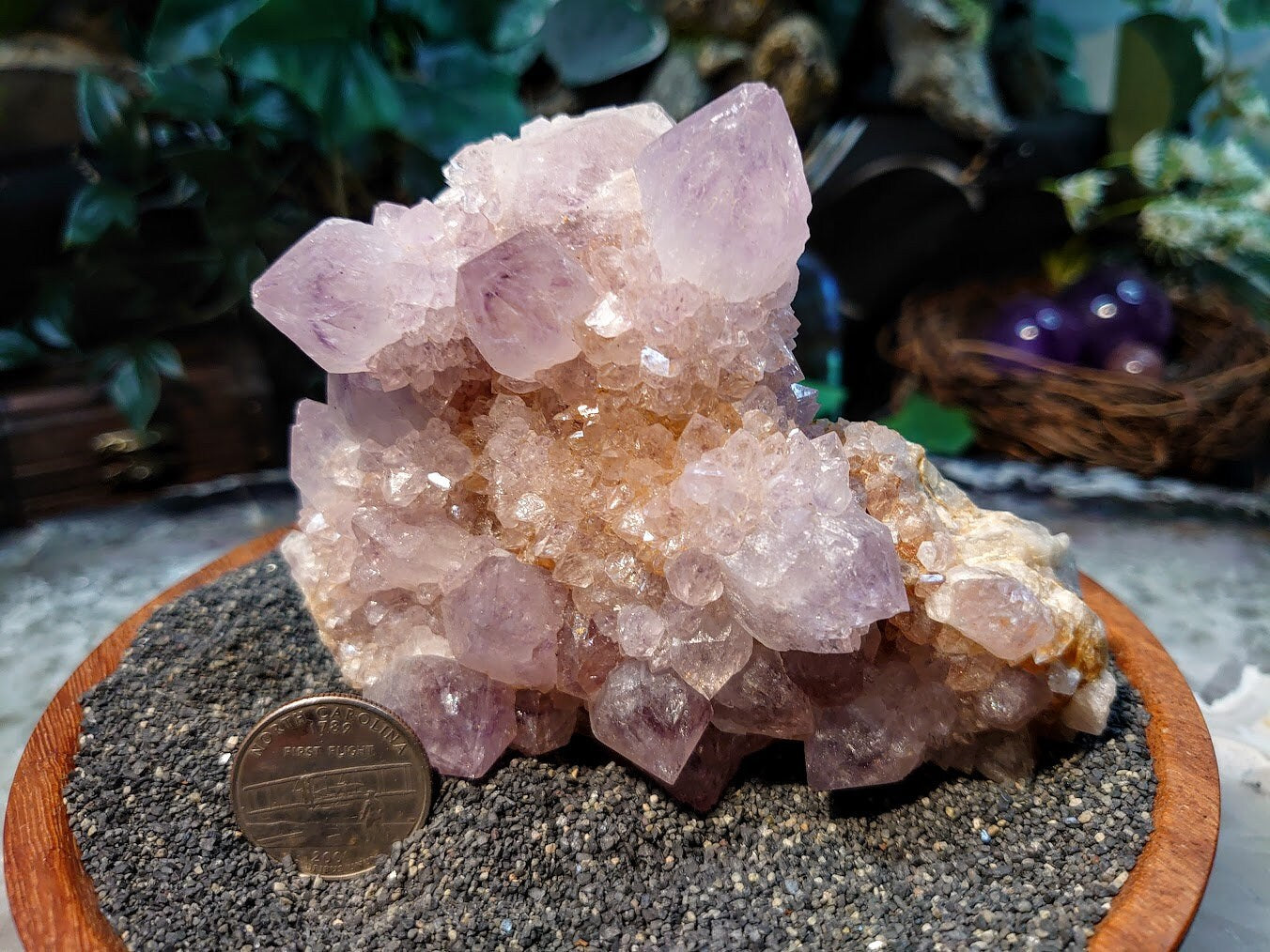 Spirit Quartz Cluster from South Africa / 326g / Cactus Quartz / Spirit Amethyst for Crystal Healing / Meditation/ Reiki / Gifting