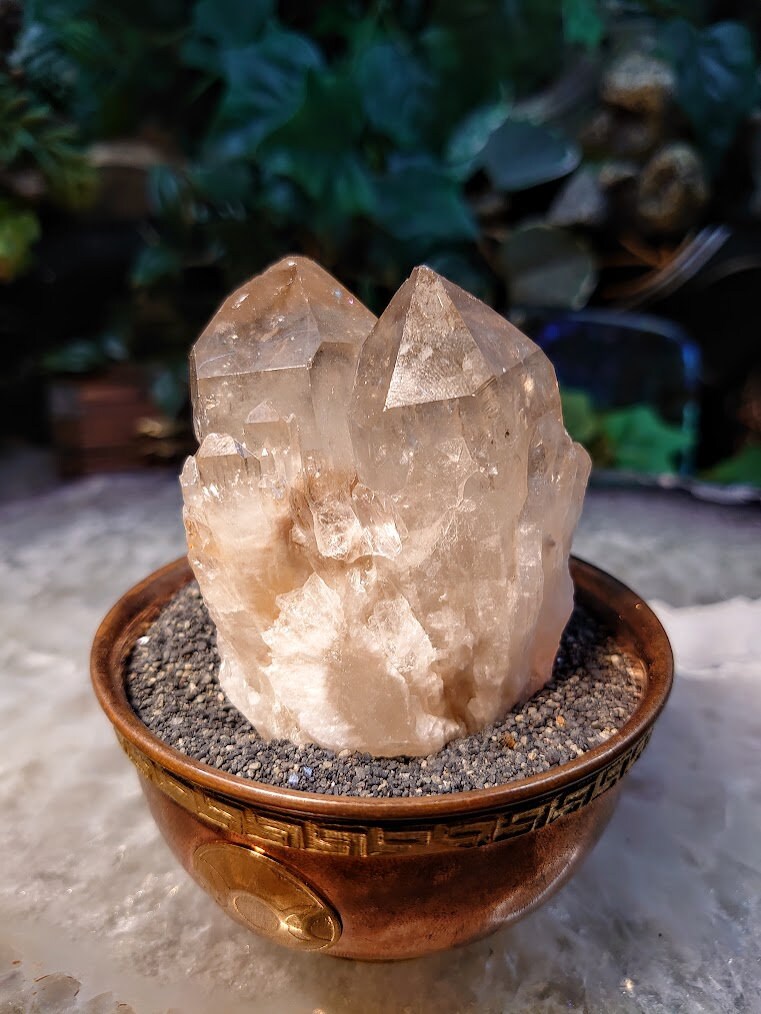 Natural Kundalini Congo Citrine Cluster for Altar and Home Decor / 176g / Energy Work / Crystal Healing / Reiki