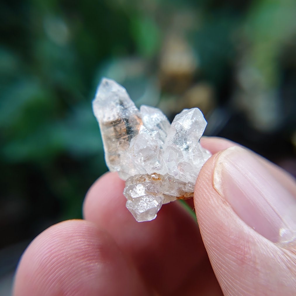 Small Clear Quartz Cluster From Namibia / 7.52g / Thumbnail Specimen / for Desk Decor / Meditation / Reiki / Collection