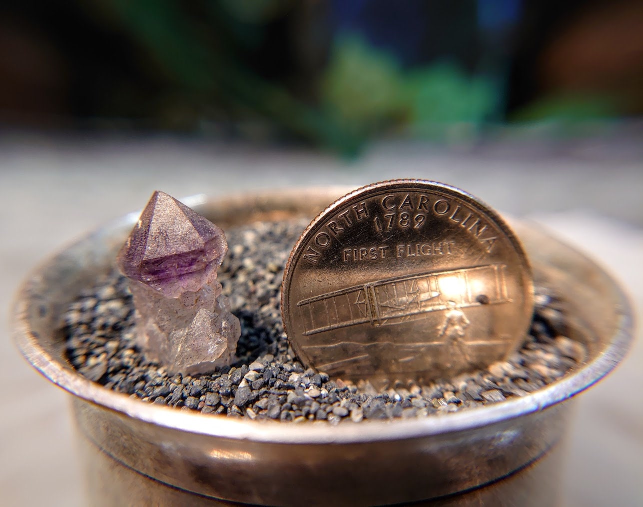 Tiny Amethyst Scepter from Madagascar, Africa for Jewelry Crafting / 12.50ct / Collection / Meditation / Gift for Her or Him