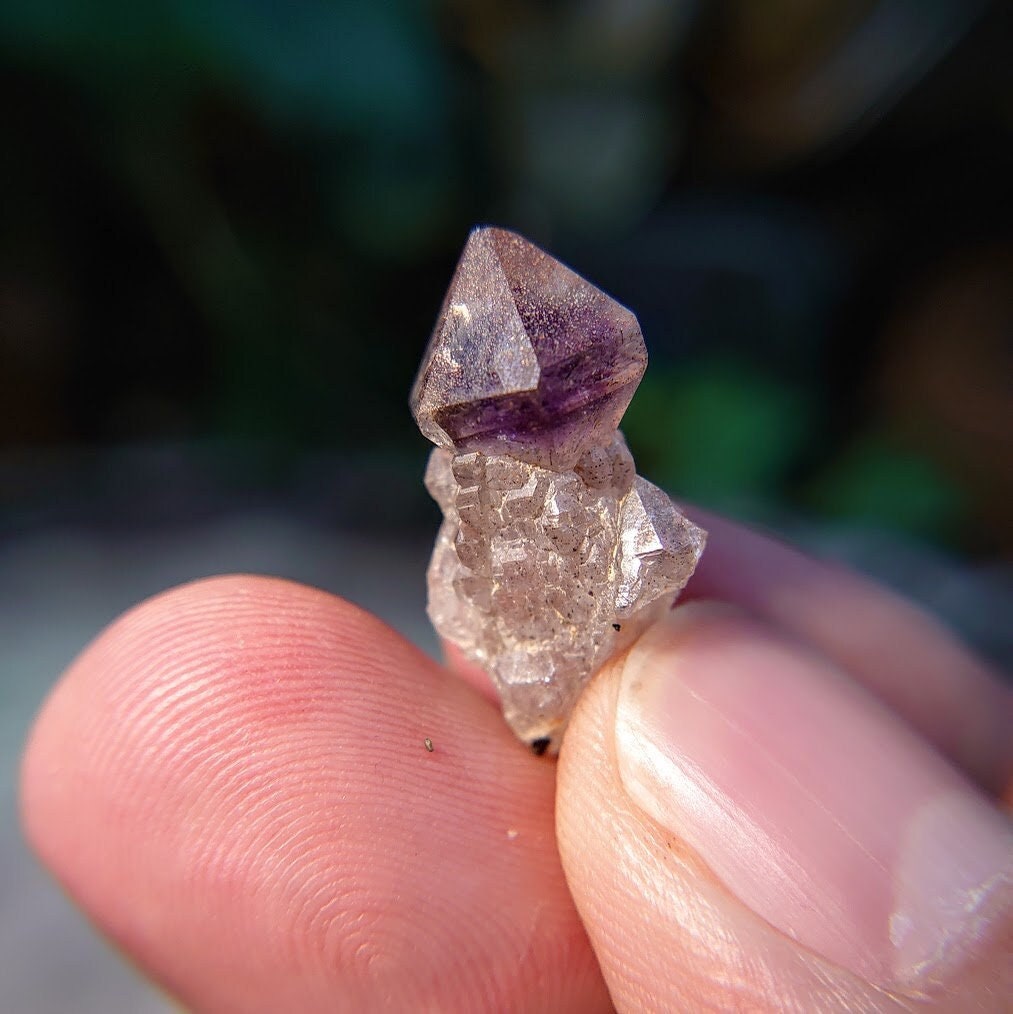 Tiny Amethyst Scepter from Madagascar, Africa for Jewelry Crafting / 12.50ct / Collection / Meditation / Gift for Her or Him