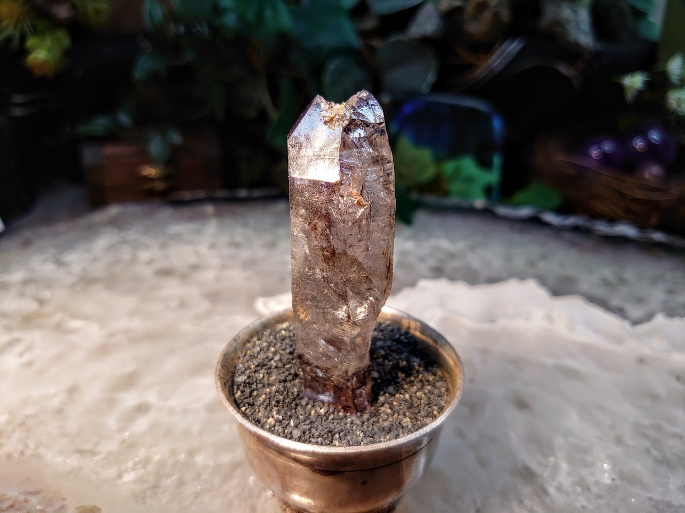 3" Double Terminated Shangaan Amethyst Scepter from Zimbabwe for Collection / 43.51g / Meditation/ Miniature Class / Light Purple