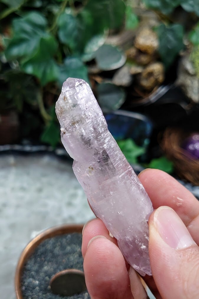 Double Terminated Vera Cruz Amethyst Point from Mexico for Crystal Healing / 33.90g / Meditation / Energy Work