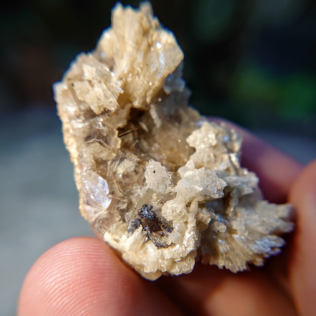 Clear Fluorite Crystals on Dolomite Cluster from Bavaria, Germany / 17.99g / Mineral Collection / Miniature Size Class