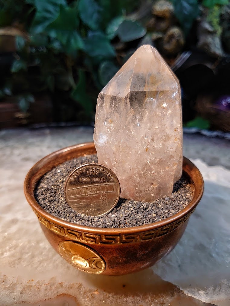 2 3/4" Congo Lemurian Clear Quartz Point from DRC for Crystal Healing / 141g /  Meditation / Collection