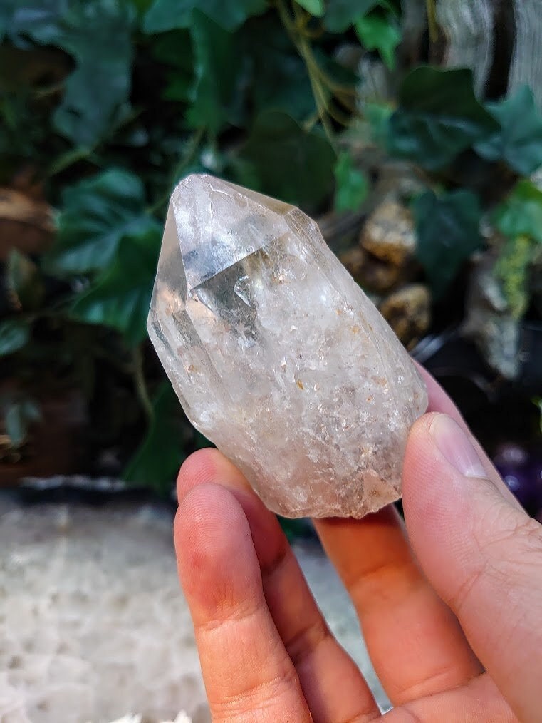 2 3/4" Congo Lemurian Clear Quartz Point from DRC for Crystal Healing / 141g /  Meditation / Collection