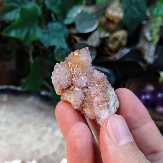 Spirit Quartz Cluster from South Africa / 47.18g / Cactus Quartz / Spirit Amethyst for Crystal Healing / Meditation/ Reiki / Gifting