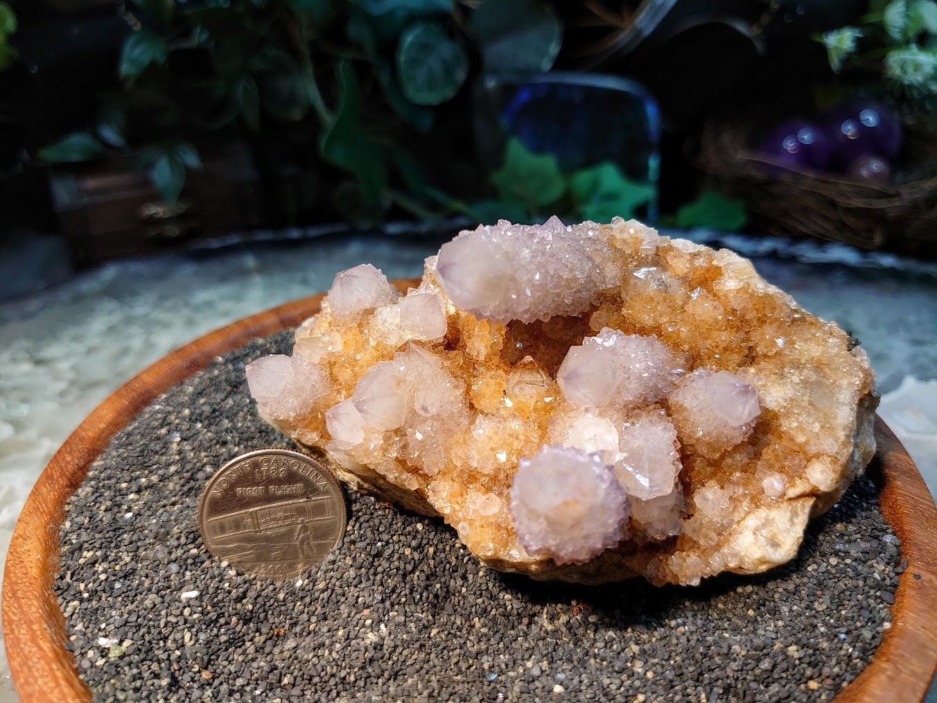 Spirit Quartz Cluster from South Africa / 316g / Cactus Quartz / Spirit Amethyst for Crystal Healing / Meditation/ Reiki / Gifting