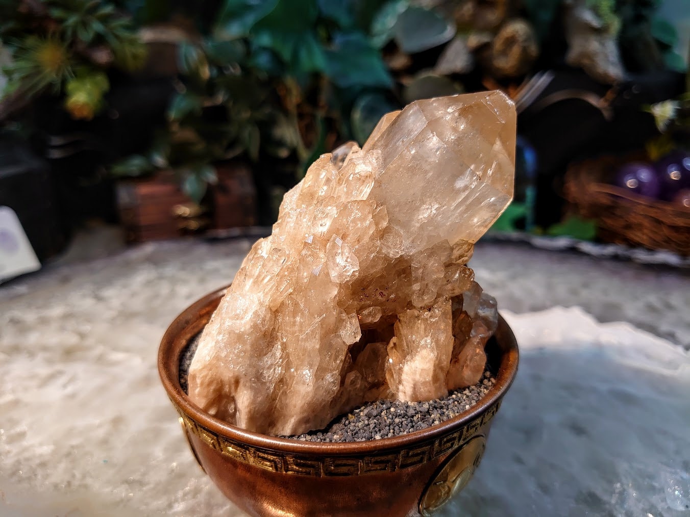 Natural Kundalini Congo Citrine Cluster for Altar and Home Decor / 254g / Energy Work / Crystal Healing / Reiki