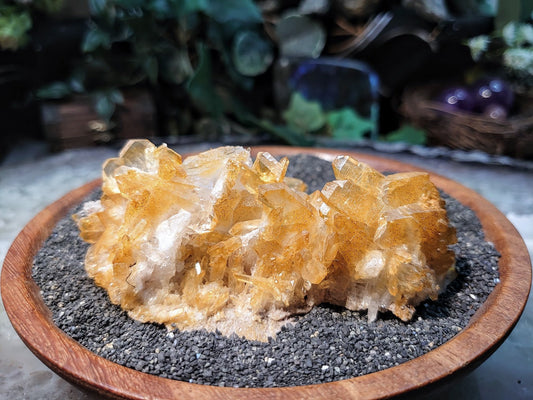 Halloysite Tabular Quartz Cluster from Colombia / Natural / 156g / Mango Quartz / Collection / Small Cabinet Specimen