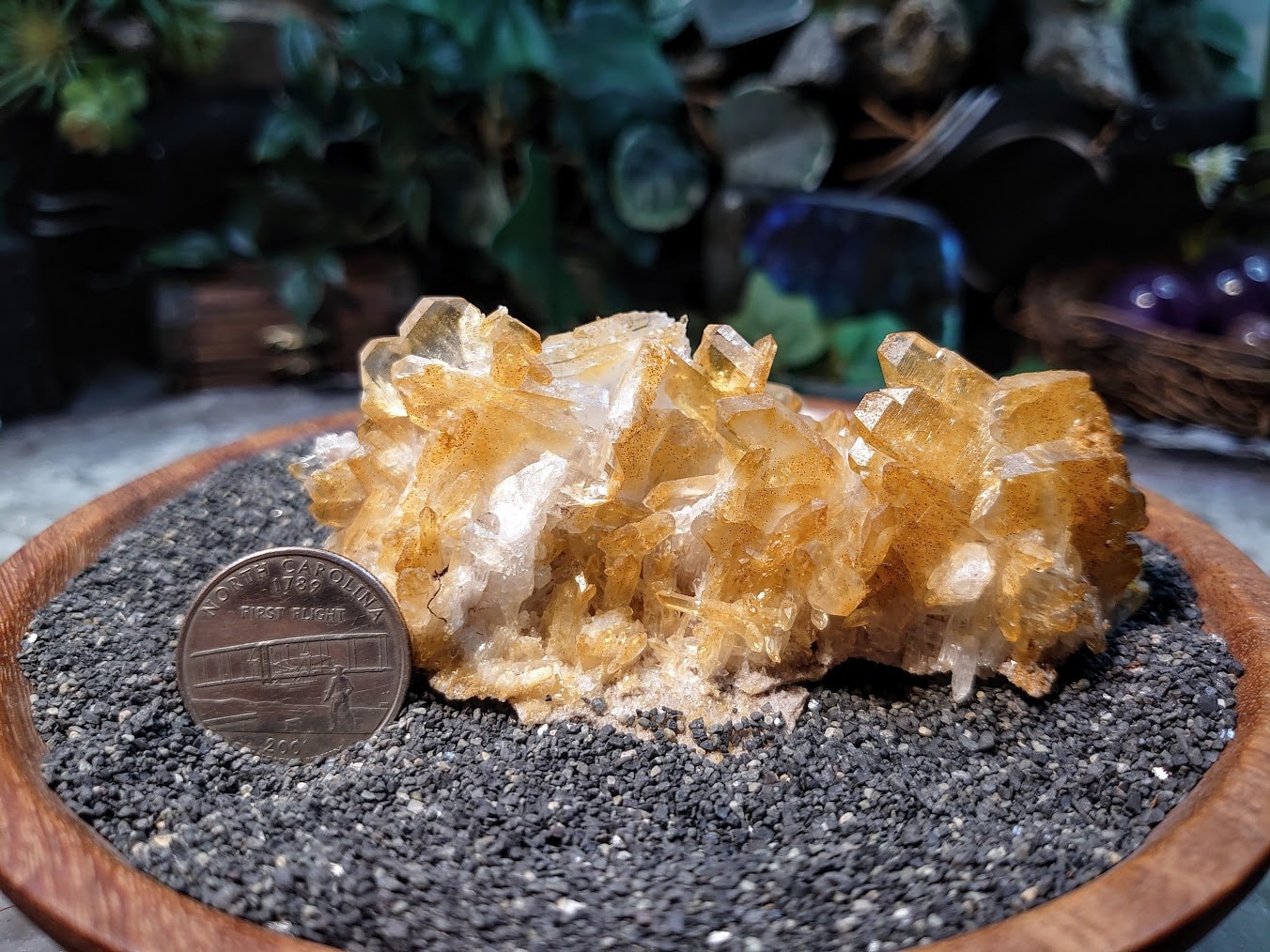 Halloysite Tabular Quartz Cluster from Colombia / Natural / 156g / Mango Quartz / Collection / Small Cabinet Specimen