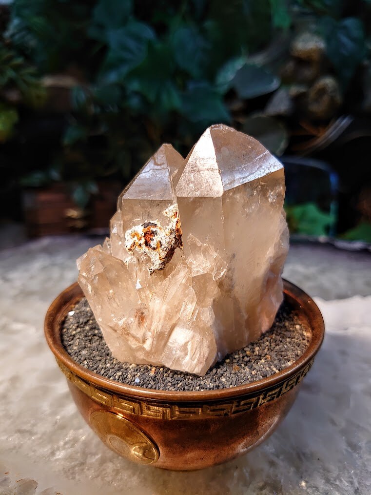 Natural Kundalini Congo Citrine Cluster for Altar and Home Decor / 176g / Energy Work / Crystal Healing / Reiki