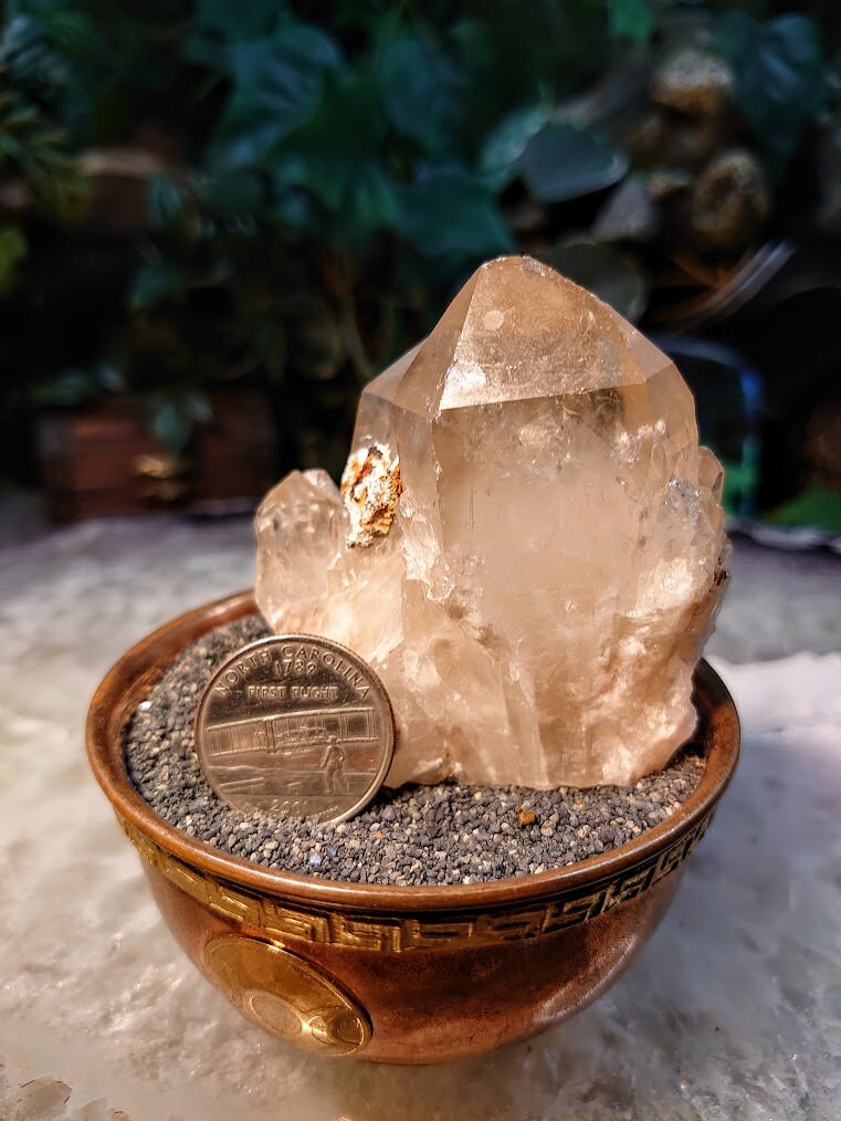 Natural Kundalini Congo Citrine Cluster for Altar and Home Decor / 176g / Energy Work / Crystal Healing / Reiki