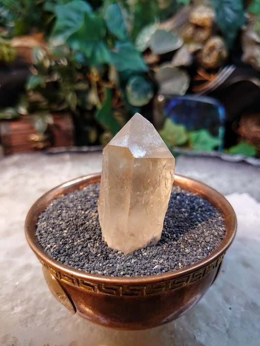 2" Natural Kundalini Congo Citrine Point for Altar and Home Decor / 54.48g / Energy Work / Crystal Healing / Reiki