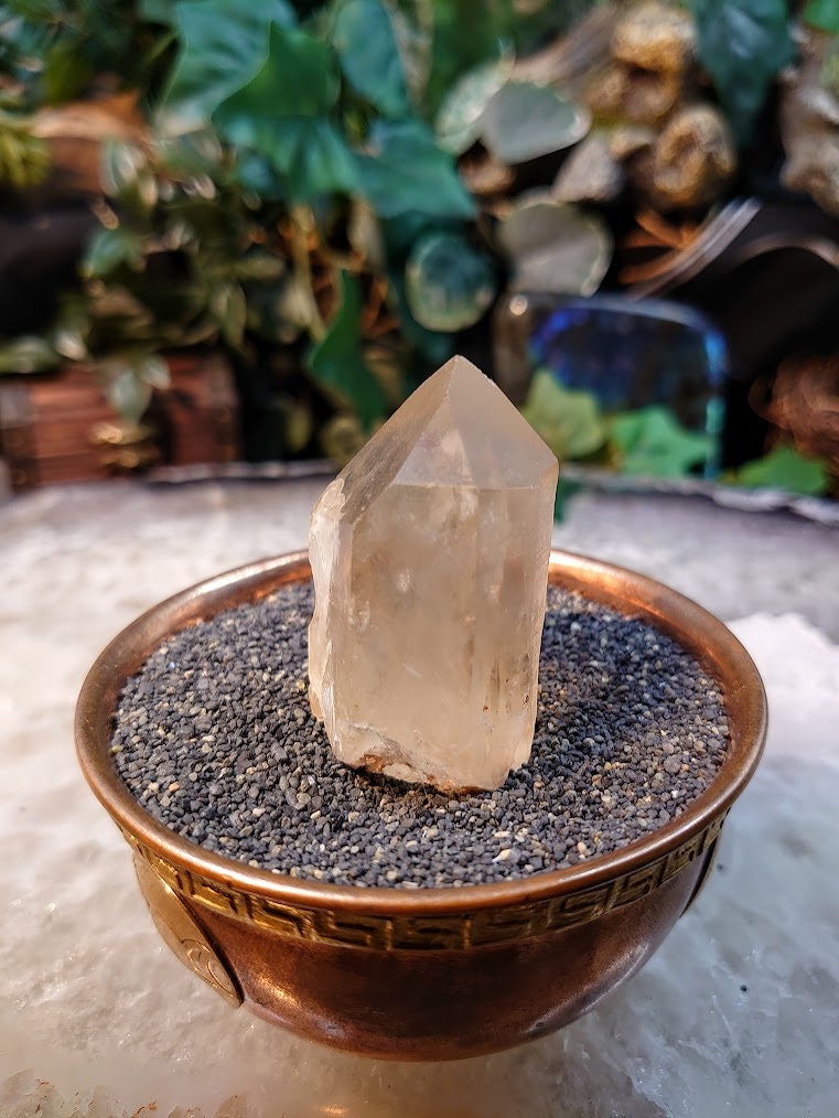 2" Natural Kundalini Congo Citrine Point for Altar and Home Decor / 54.48g / Energy Work / Crystal Healing / Reiki