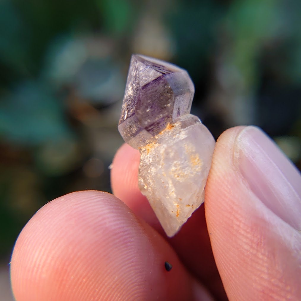 Calcite Coated Amethyst Scepter from Madagascar, Africa for Jewelry Crafting / 25.75ct / Collection / Meditation / Gift for Her or Him