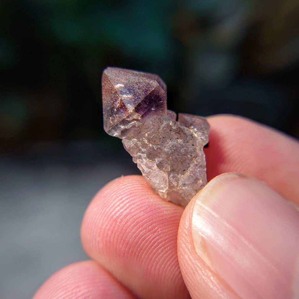 Tiny Amethyst Scepter from Madagascar, Africa for Jewelry Crafting / 12.50ct / Collection / Meditation / Gift for Her or Him