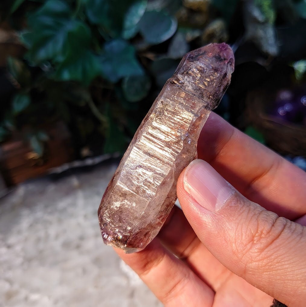 3" Double Terminated Shangaan Amethyst Scepter from Zimbabwe for Collection / 43.51g / Meditation/ Miniature Class / Light Purple