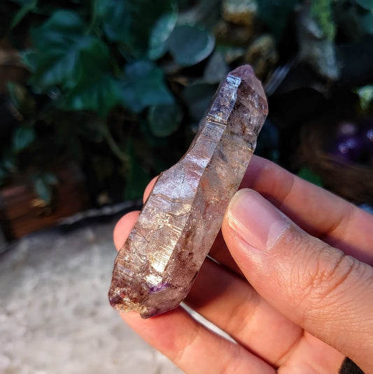 3" Double Terminated Shangaan Amethyst Scepter from Zimbabwe for Collection / 43.51g / Meditation/ Miniature Class / Light Purple