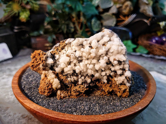 Calcite Crystals on Matrix from Serifos Island, Greece for Collection / 146g / Altar Decor / Meditation / Small Cabinet Size Class