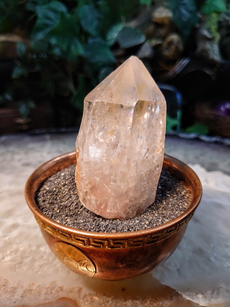 2 3/4" Congo Lemurian Clear Quartz Point from DRC for Crystal Healing / 141g /  Meditation / Collection