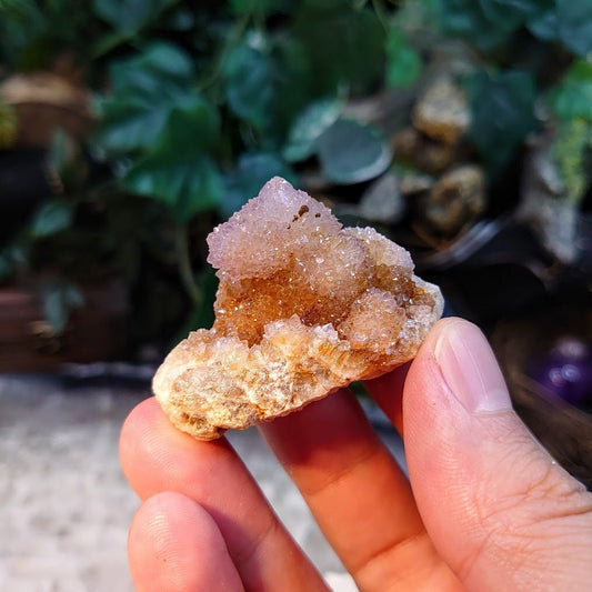 Spirit Quartz Cluster from South Africa / 41.98g / Cactus Quartz / Spirit Amethyst for Crystal Healing / Meditation/ Reiki / Gifting