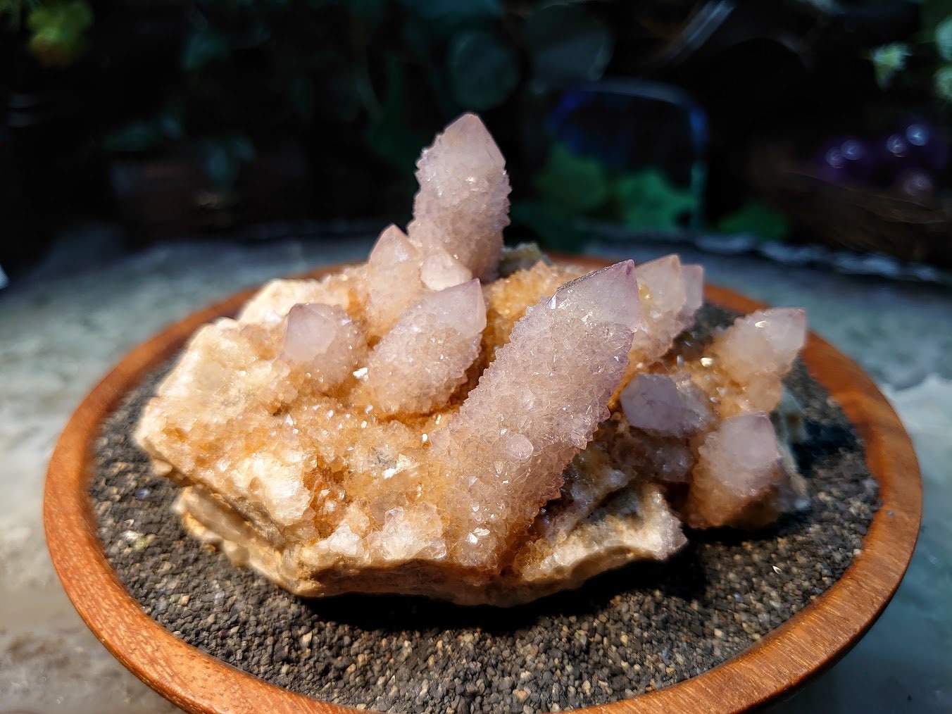 Spirit Quartz Cluster from South Africa / 316g / Cactus Quartz / Spirit Amethyst for Crystal Healing / Meditation/ Reiki / Gifting