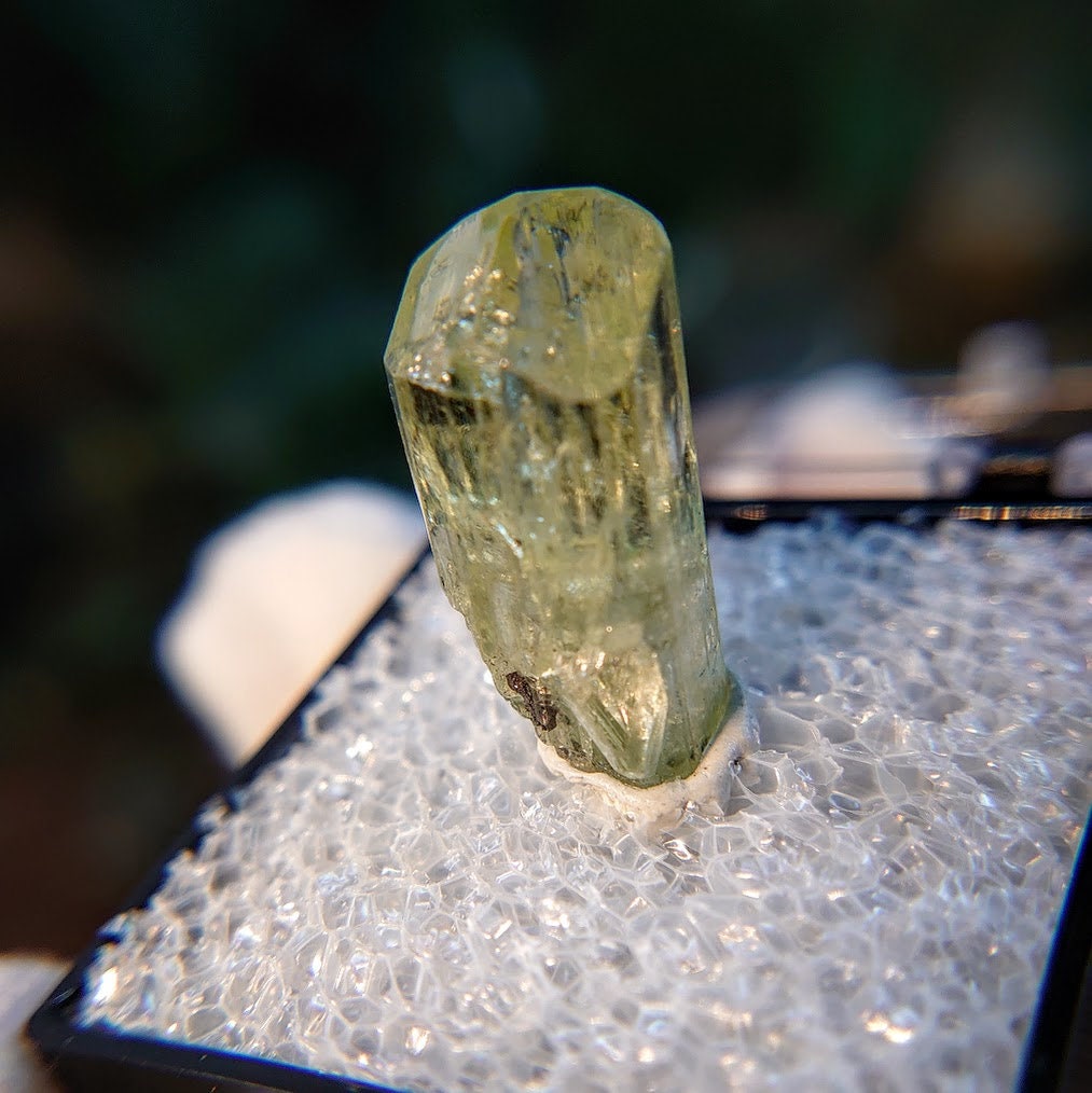 16.90ct Natural Diopside Gemstone from Manyara Region, Tanzania for Crystal Healing / Meditation / Thumbnail Size / Collection / Green Jewel