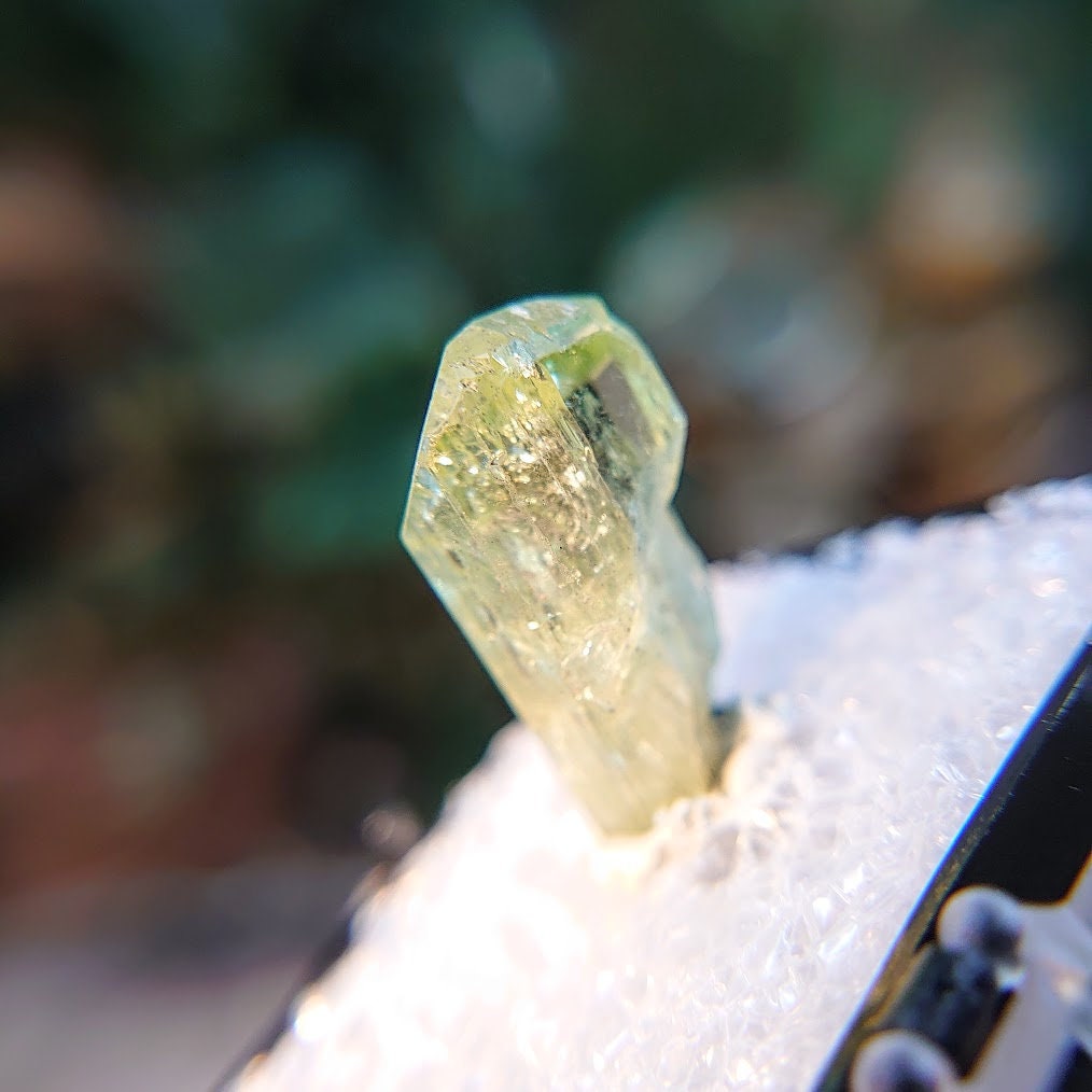 16.90ct Natural Diopside Gemstone from Manyara Region, Tanzania for Crystal Healing / Meditation / Thumbnail Size / Collection / Green Jewel