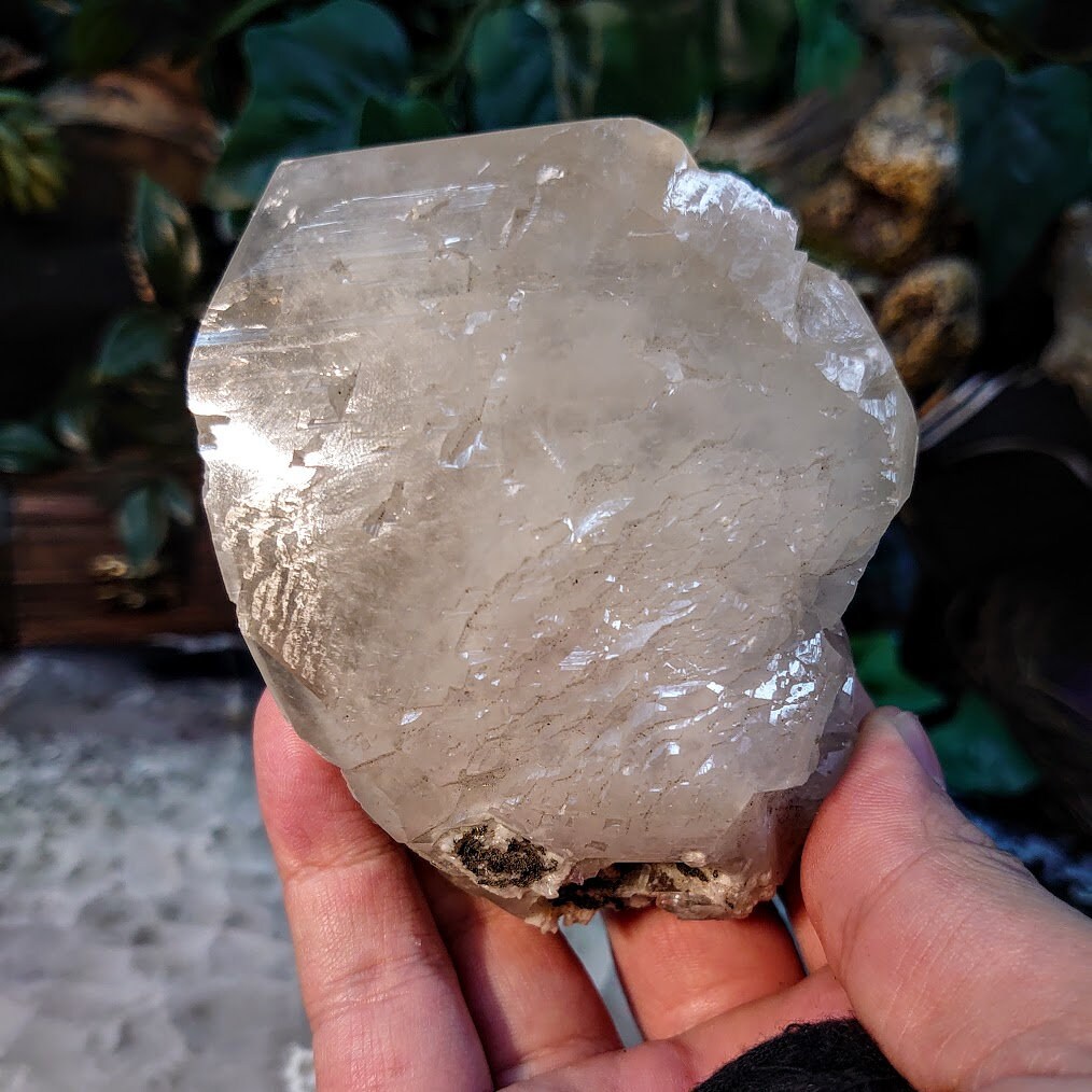 Beautiful Calcite Crystal from Moscona Mine, Spain for Collection / 422g / Altar Decor / Meditation / Cabinet Size Class