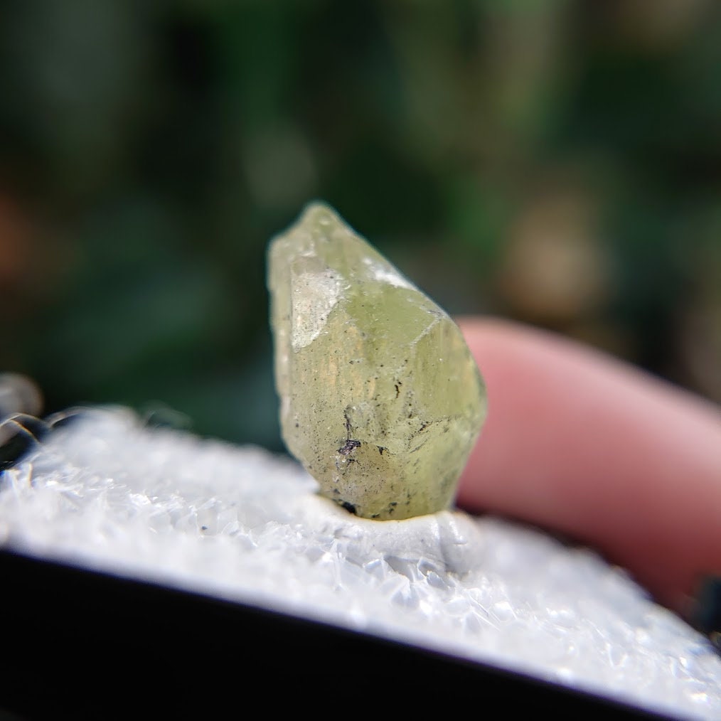 13.55ct Natural Diopside Gemstone from Manyara Region, Tanzania for Crystal Healing / Meditation / Thumbnail Size / Collection / Green Jewel