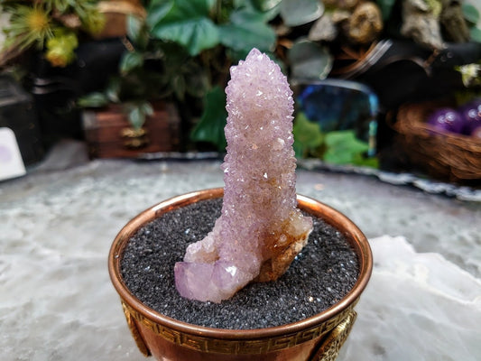 Spirit Quartz Finger from South Africa / 60.57g / Cactus Quartz / Spirit Amethyst for Crystal Healing / Meditation/ Reiki / Gifting