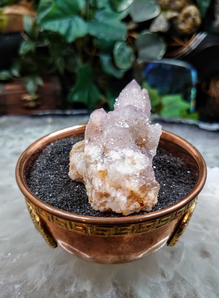 Spirit Quartz Cluster from South Africa / 88.37g / Cactus Quartz / Spirit Amethyst for Crystal Healing / Meditation/ Reiki / Gifting