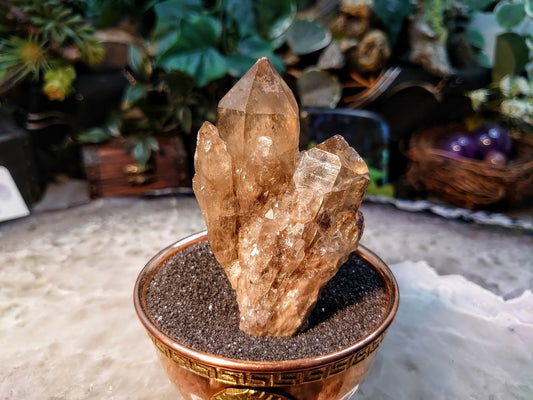 Natural Kundalini Congo Citrine Cluster for Altar and Home Decor / 150g / Energy Work / Crystal Healing / Reiki