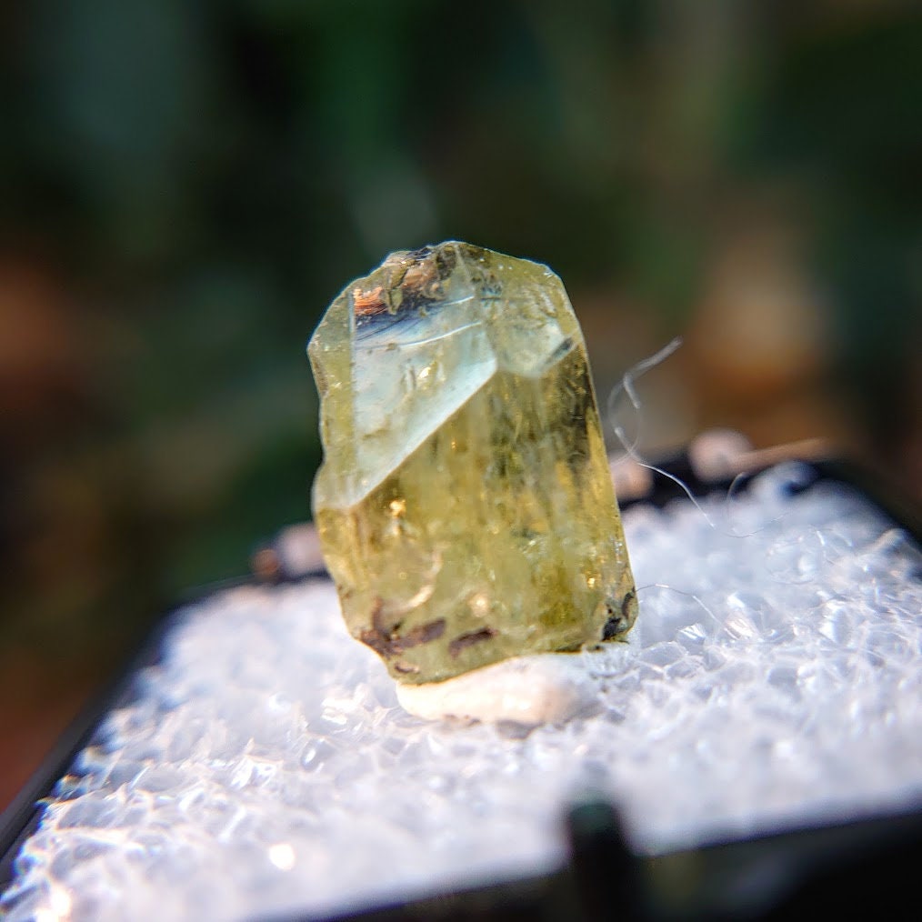 13.65ct Natural Diopside Gemstone from Manyara Region, Tanzania for Crystal Healing / Meditation / Thumbnail Size / Collection / Green Jewel