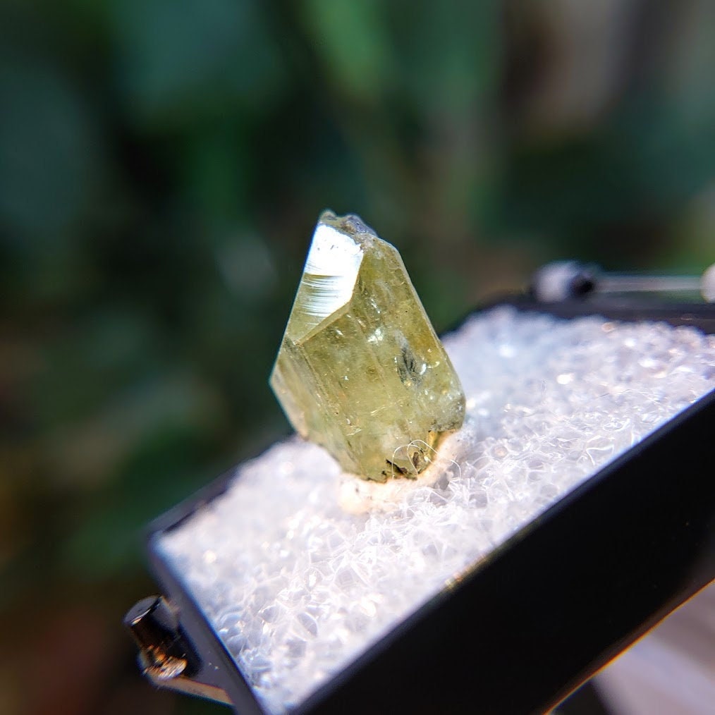 13.65ct Natural Diopside Gemstone from Manyara Region, Tanzania for Crystal Healing / Meditation / Thumbnail Size / Collection / Green Jewel