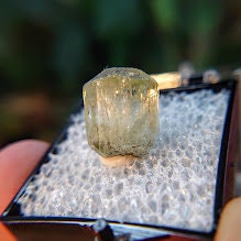 19.05ct Natural Diopside Gemstone from Manyara Region, Tanzania for Crystal Healing / Meditation / Thumbnail Size / Collection / Green Jewel