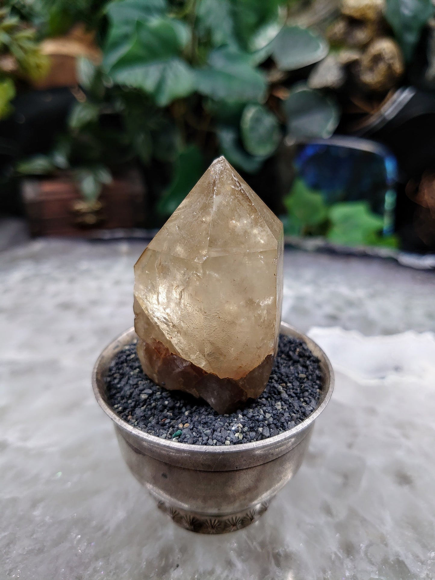 Small Natural Kundalini Congo Citrine Point for Altar and Home Decor / 71.35g / Energy Work / Crystal Healing / Reiki