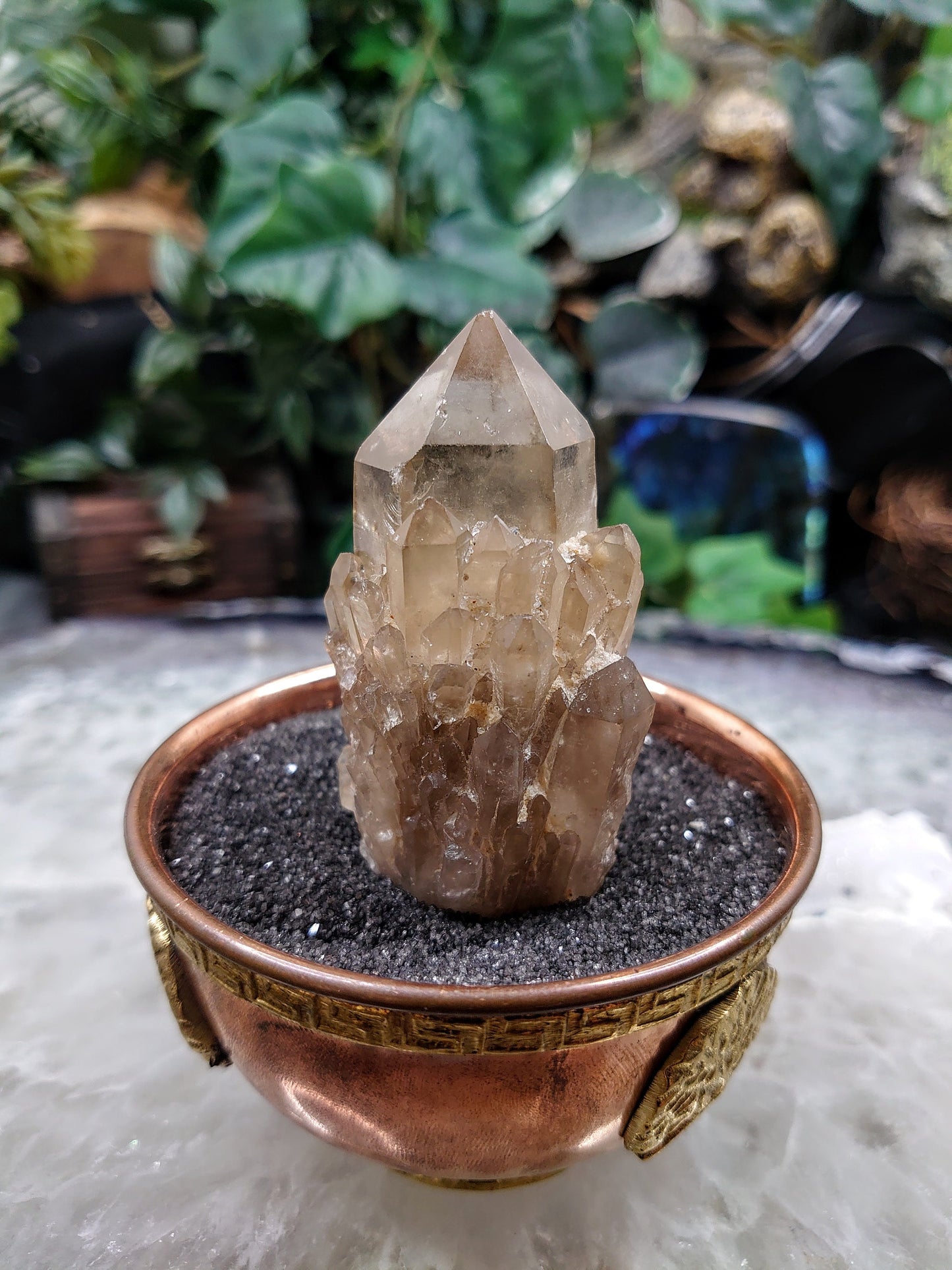 Natural Kundalini Congo Citrine Cluster for Altar and Home Decor / 108.30g / Energy Work / Crystal Healing / Reiki