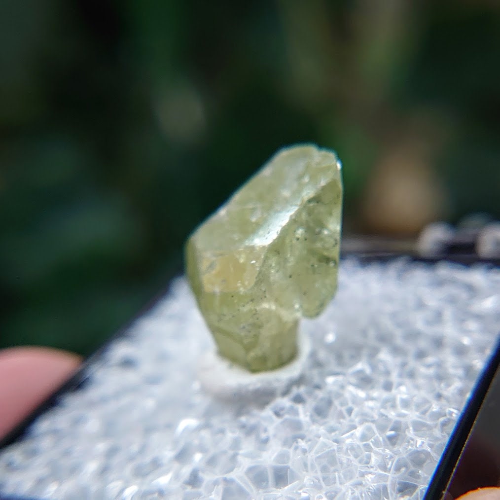 13.55ct Natural Diopside Gemstone from Manyara Region, Tanzania for Crystal Healing / Meditation / Thumbnail Size / Collection / Green Jewel