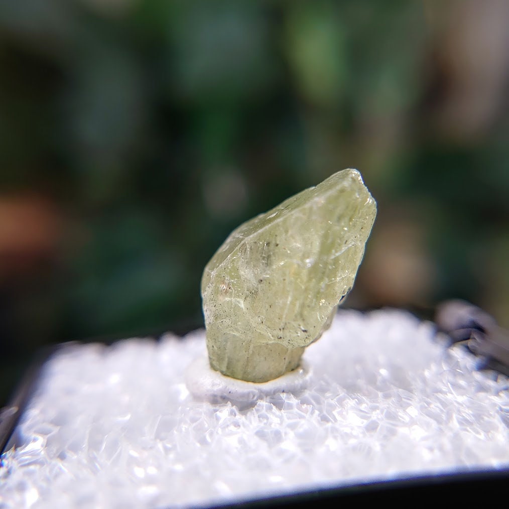 13.55ct Natural Diopside Gemstone from Manyara Region, Tanzania for Crystal Healing / Meditation / Thumbnail Size / Collection / Green Jewel