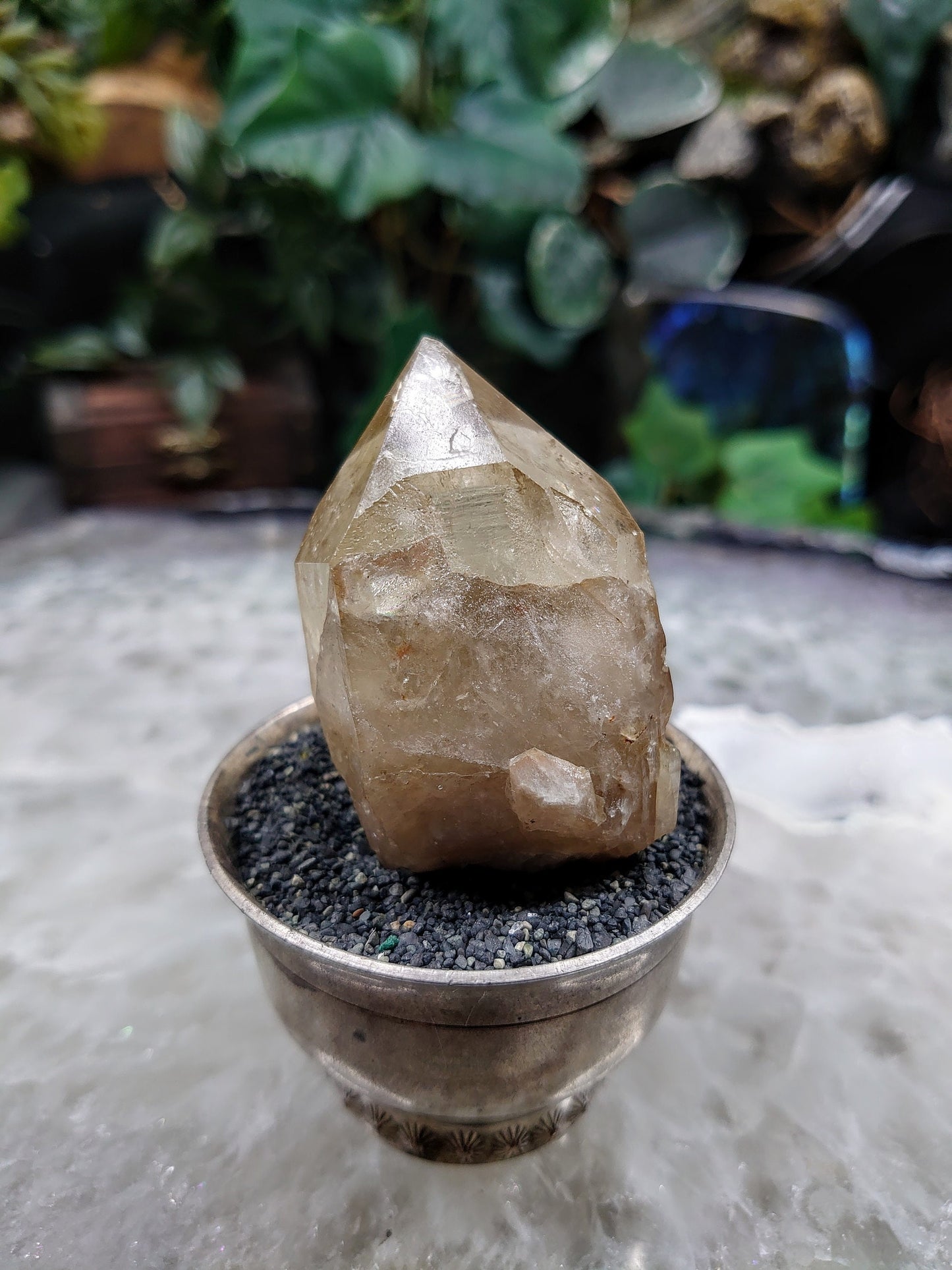 Small Natural Kundalini Congo Citrine Point for Altar and Home Decor / 71.35g / Energy Work / Crystal Healing / Reiki