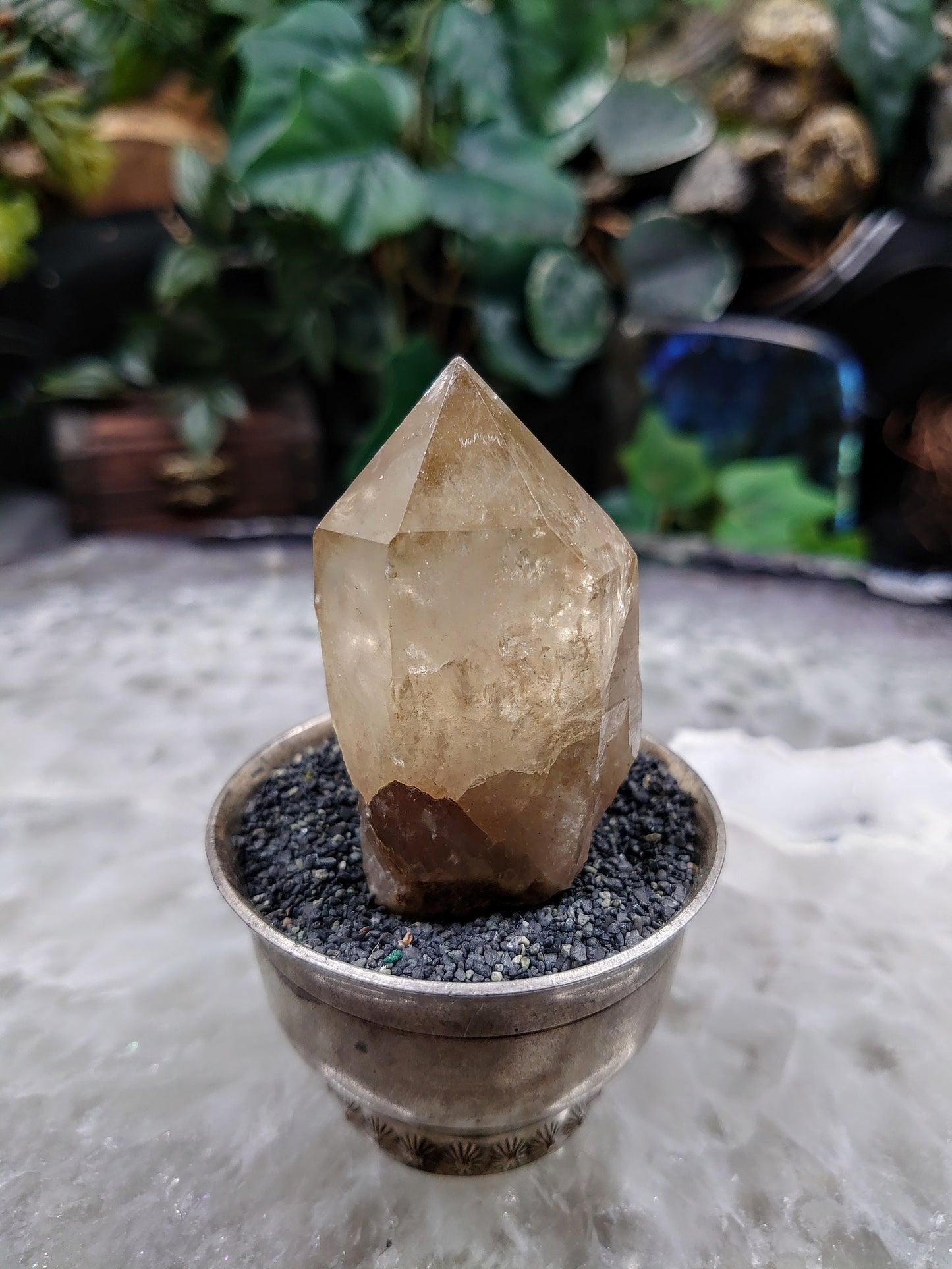 Small Natural Kundalini Congo Citrine Point for Altar and Home Decor / 71.35g / Energy Work / Crystal Healing / Reiki