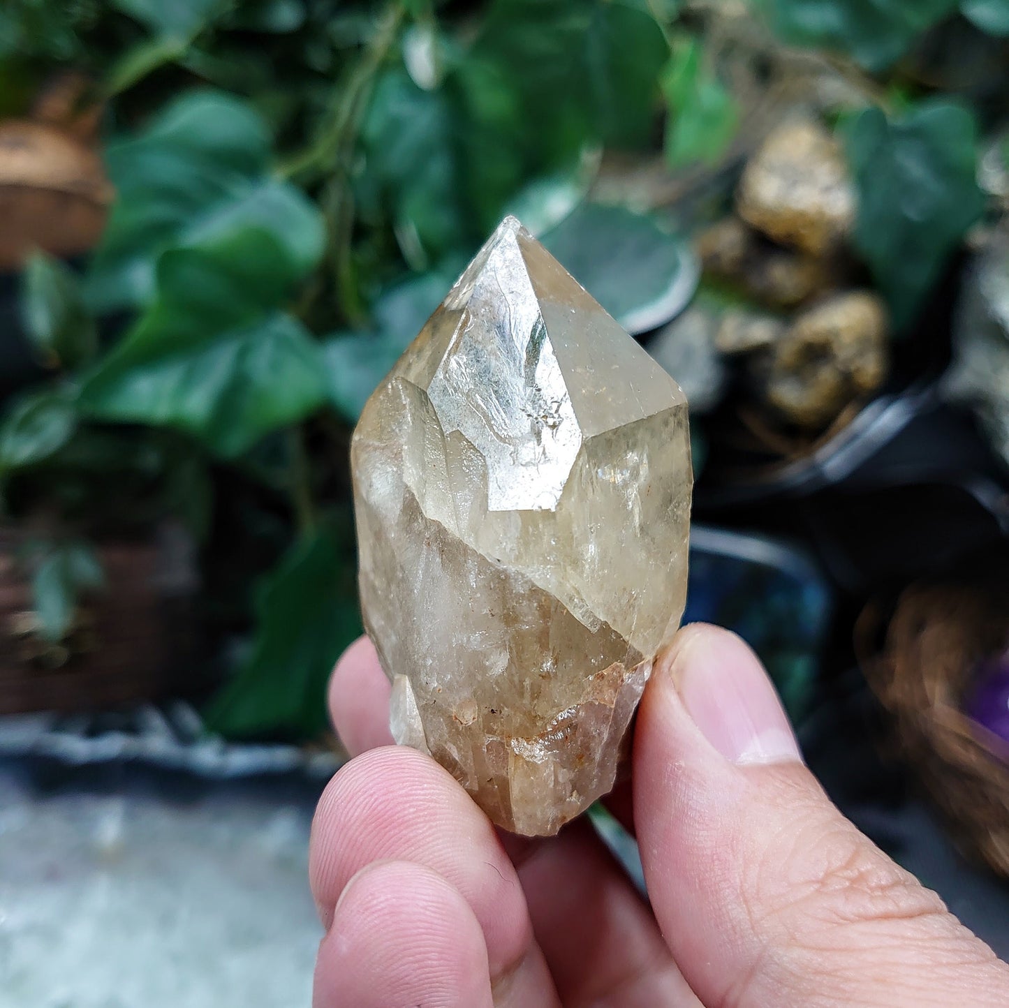 Small Natural Kundalini Congo Citrine Point for Altar and Home Decor / 71.35g / Energy Work / Crystal Healing / Reiki