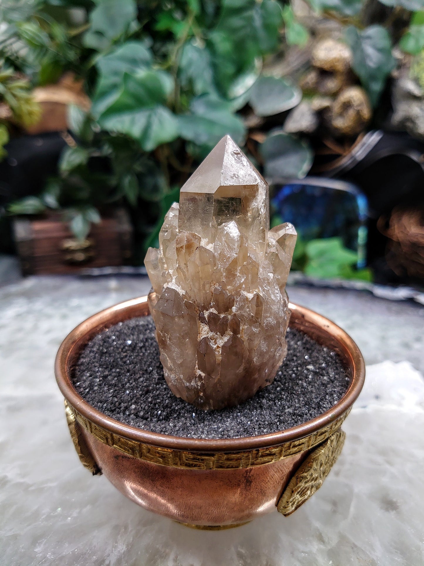 Natural Kundalini Congo Citrine Cluster for Altar and Home Decor / 108.30g / Energy Work / Crystal Healing / Reiki