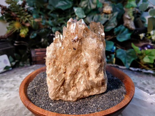 Natural Kundalini Congo Citrine Cluster for Altar and Home Decor / 494g / Energy Work / Crystal Healing / Reiki